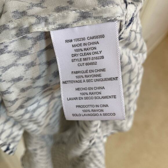 Soft JOIE Casual Elastic Waist Mini Dress 3/4 Sleeves Ruffle Hem Anthropologie - Picture 7 of 7